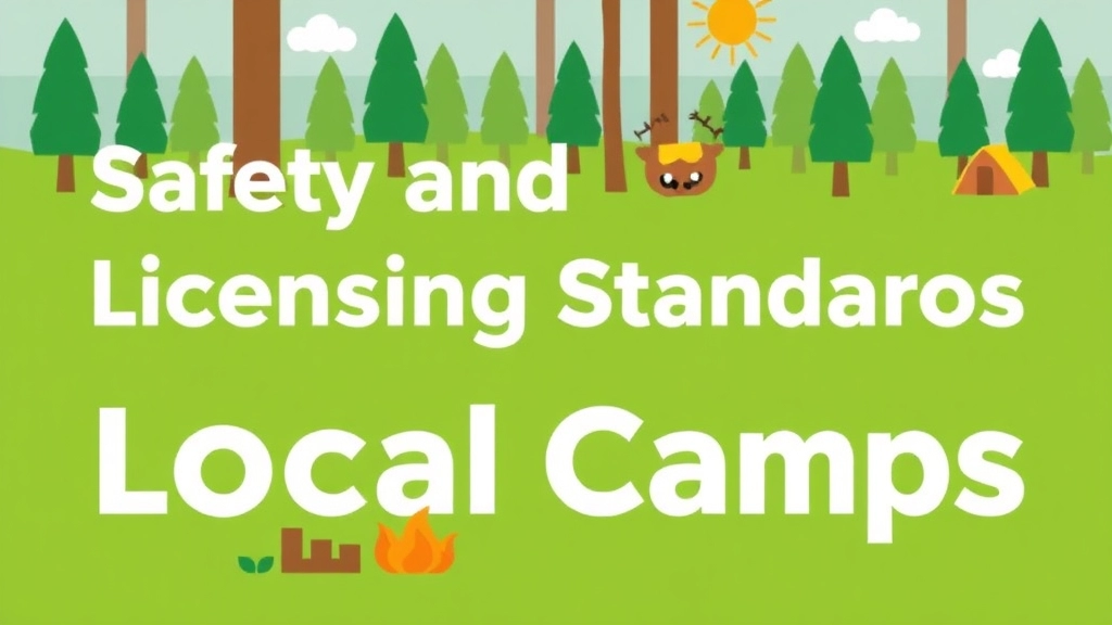 Safety and Licensing Standards for Local Camps