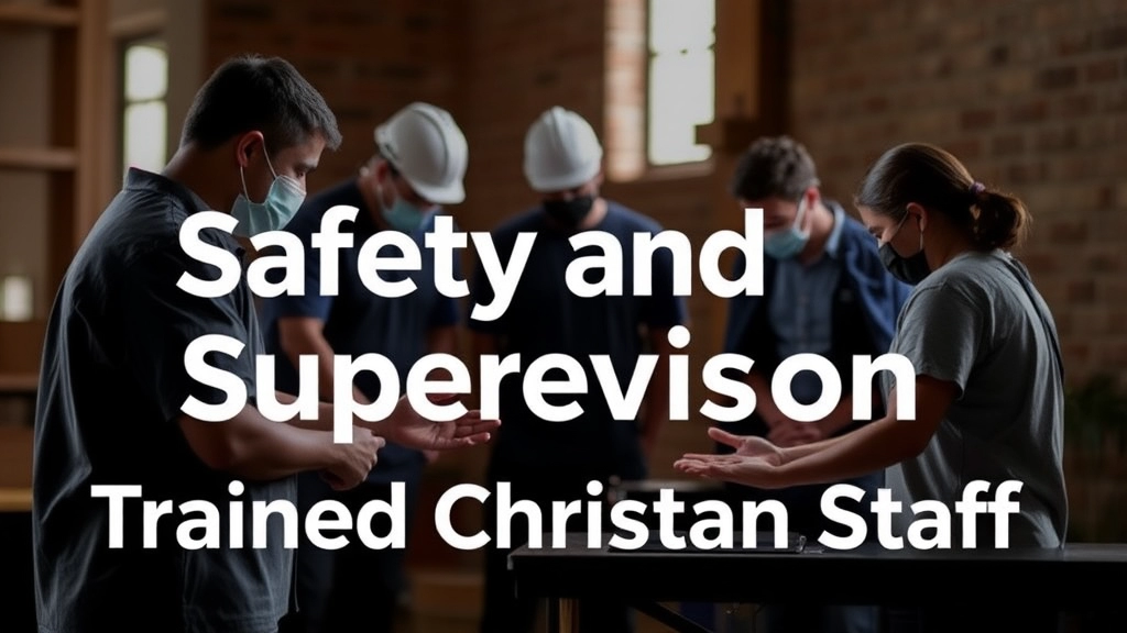 Safety and Supervision: Trained Christian Staff