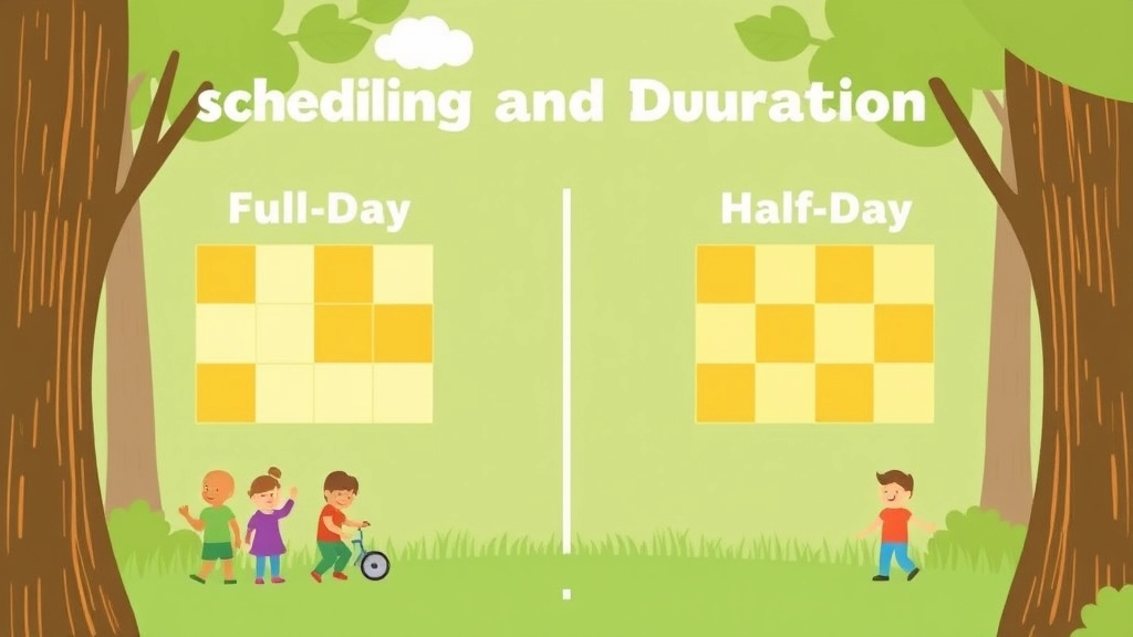 Scheduling and Duration Options: Full-Day vs. Half-Day Camps