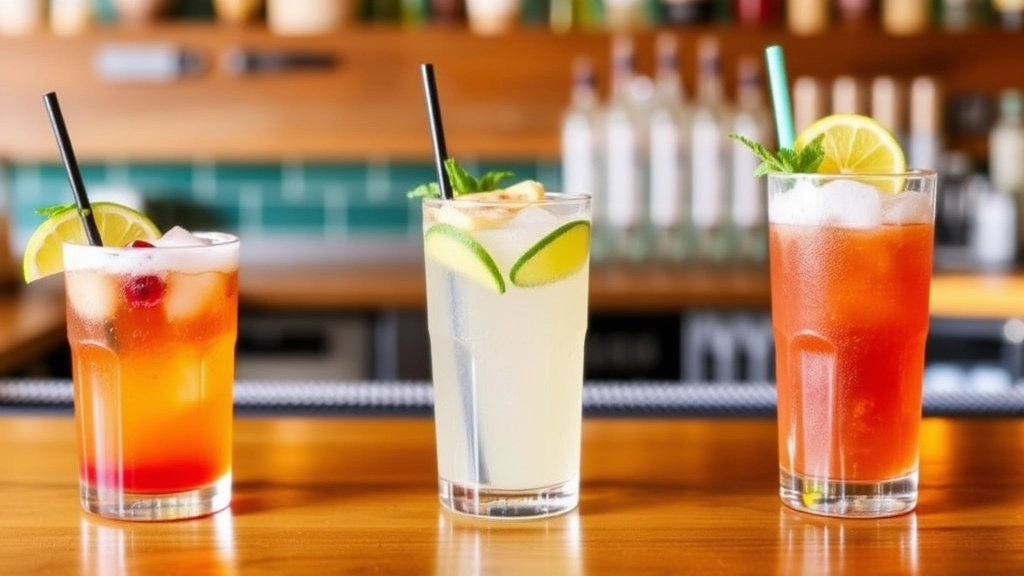 Signature Drinks and Menus at Summer Camp Bars