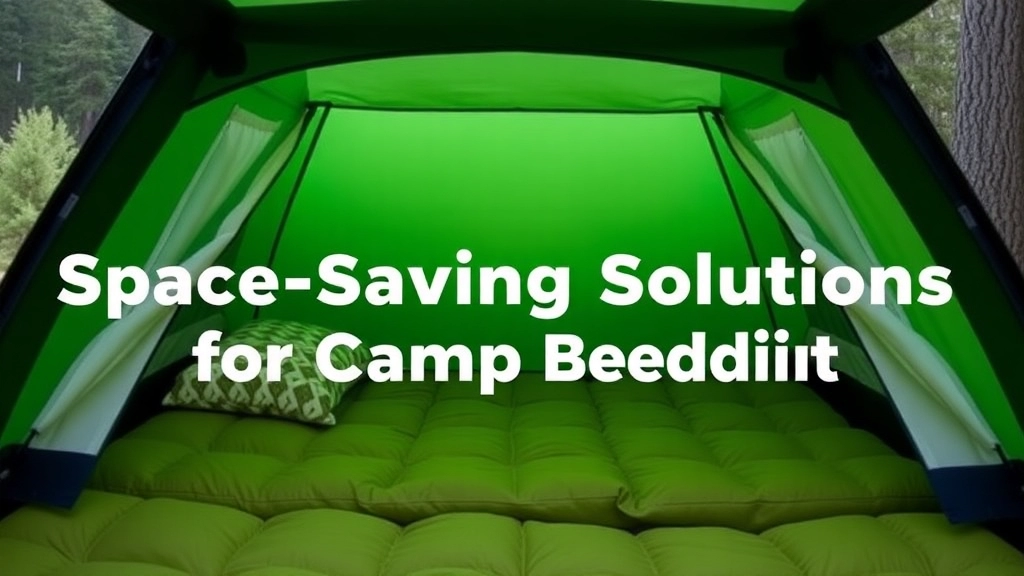 Space-Saving Solutions for Camp Bedding