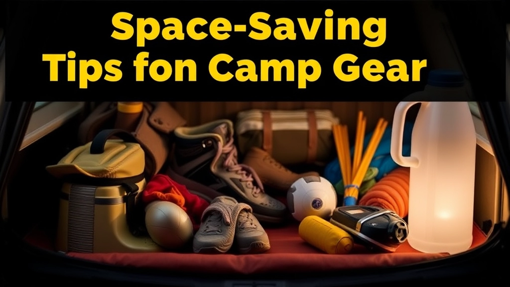 Space-Saving Tips for Camp Gear