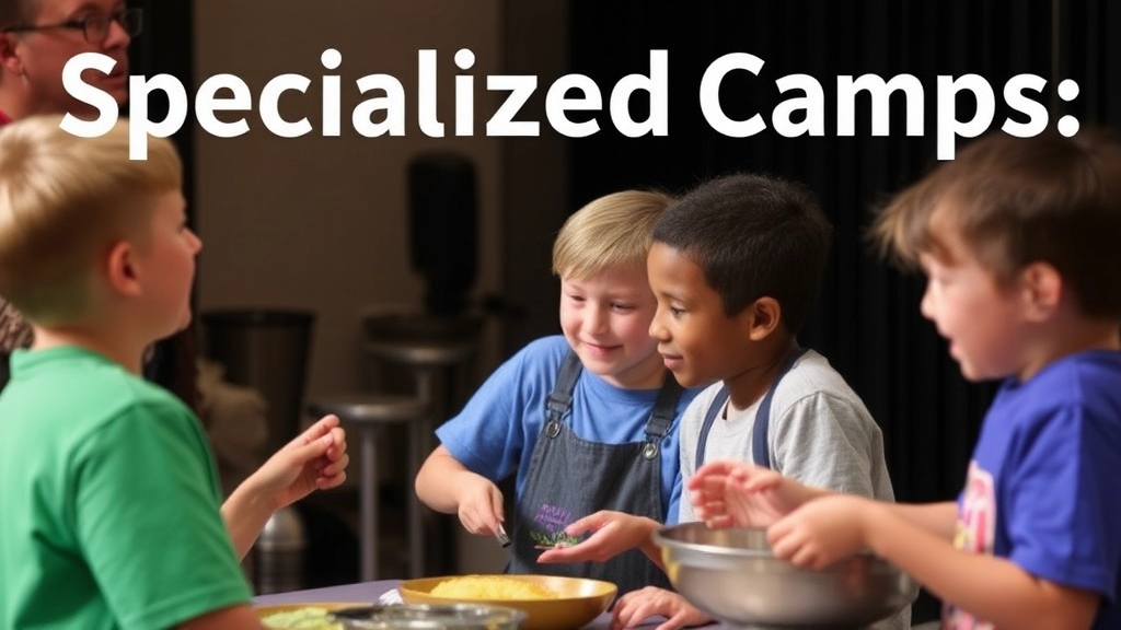 Specialized Camps: Music, Theater, and Cooking