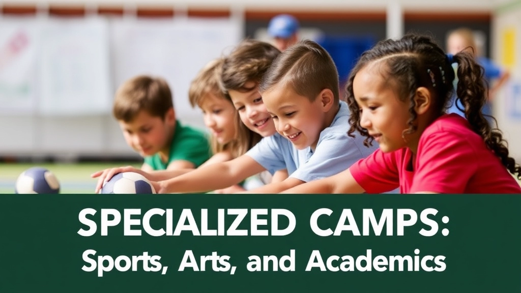 Specialized Camps: Sports, Arts, and Academics