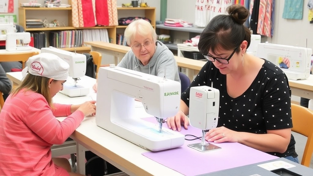 Specialized Workshops: Quilting, Embroidery, and Using Sergers