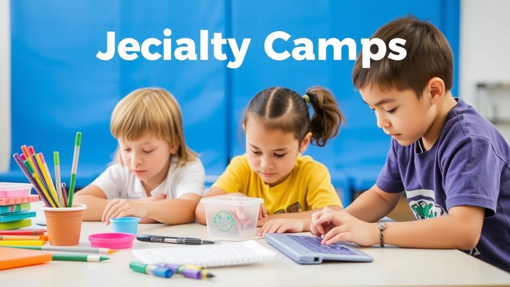 Specialty Camps: Arts, Sports, and Technology