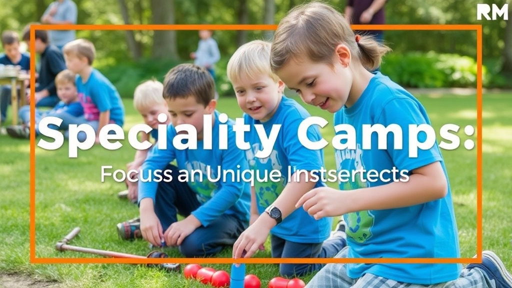 Specialty Camps: Focus on Unique Interests