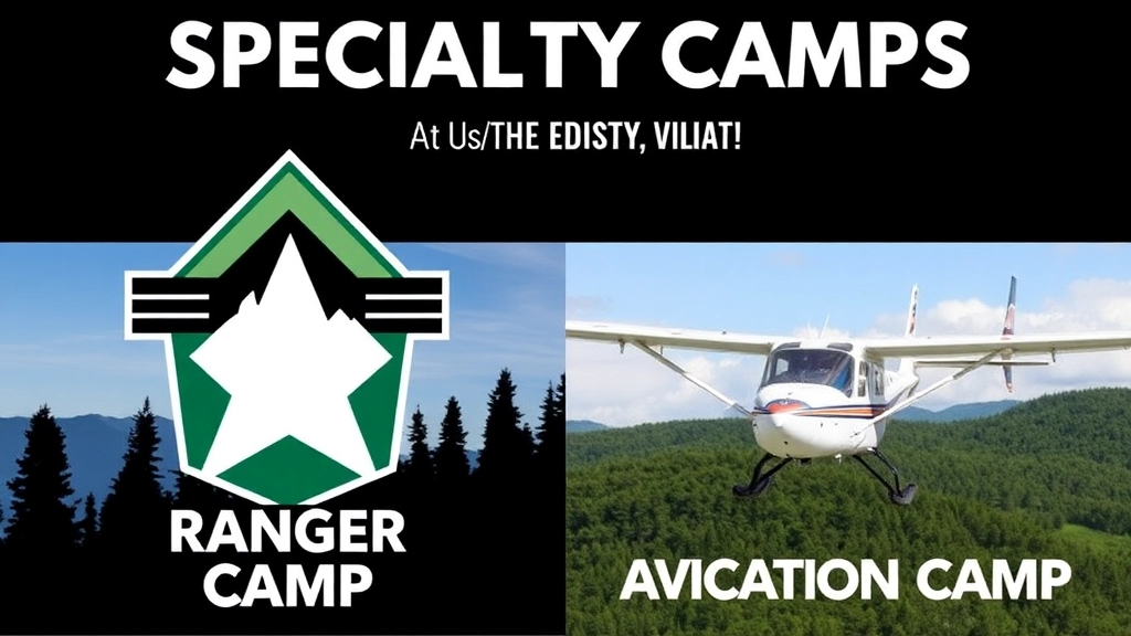 Specialty Camps: Ranger Camp and Aviation Camp