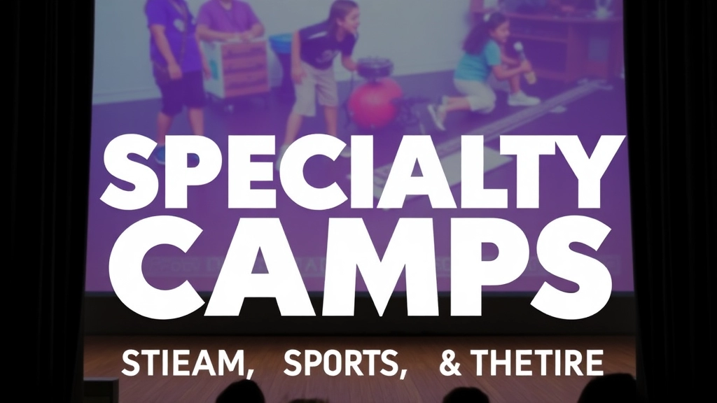 Specialty Camps: STEAM, Sports, and Theatre