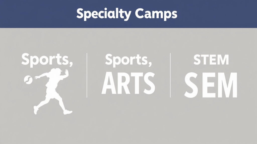 Specialty Camps: Sports, Arts, and STEM