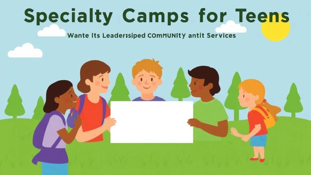 Specialty Camps for Teens: Leadership and Community Service