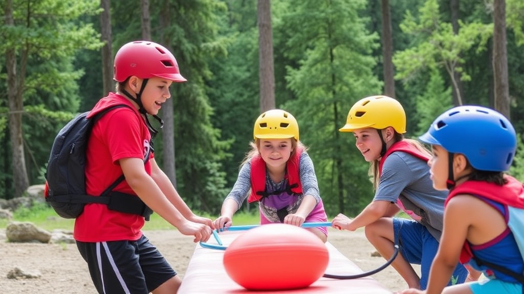 Sports and Adventure Camps: Physical Activities and Team Building