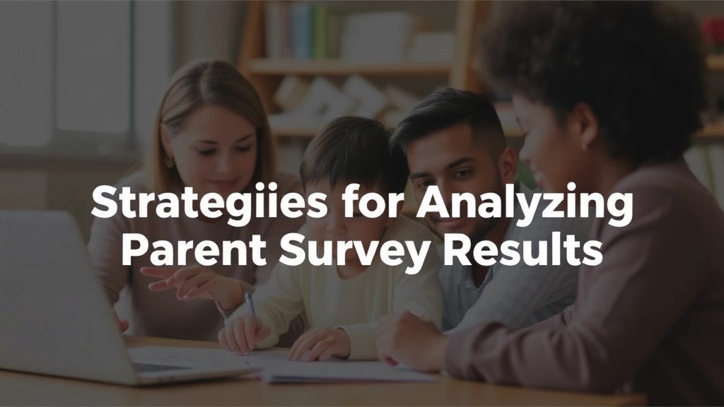 Strategies for Analysing Parent Survey Results