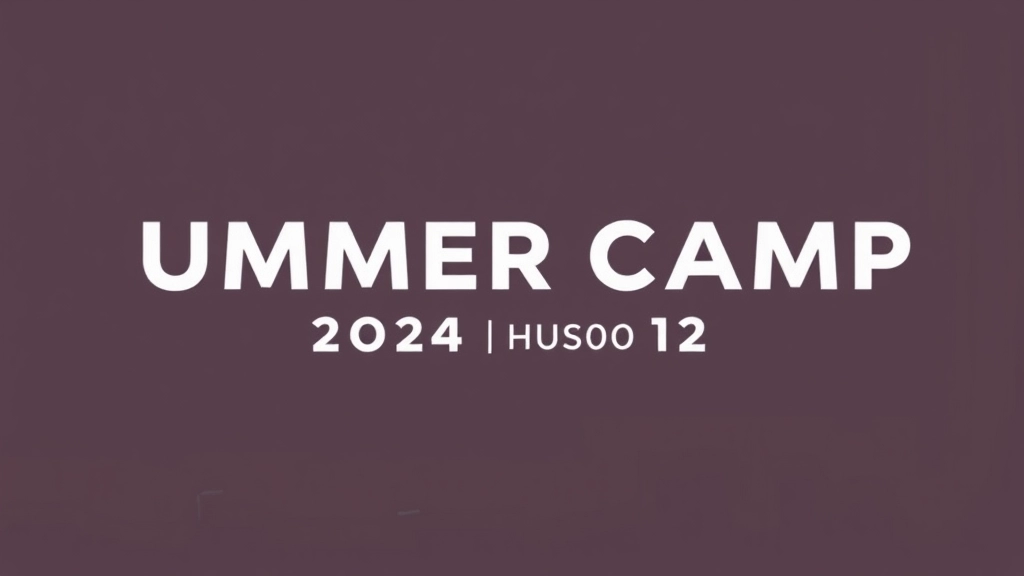 Summer Camp 2024 at Hudson 12 Theatre Events