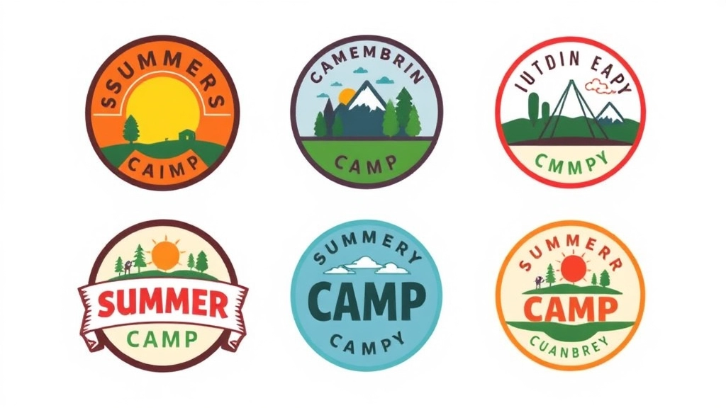 Design and Earn Custom Summer Camp Badges