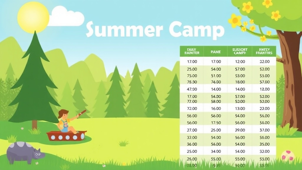 Efficient Summer Camp Budget Template for Easy Financial Planning