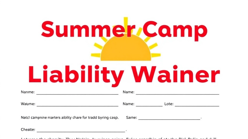 How to Create a Summer Camp Liability Waiver: A Complete Guide