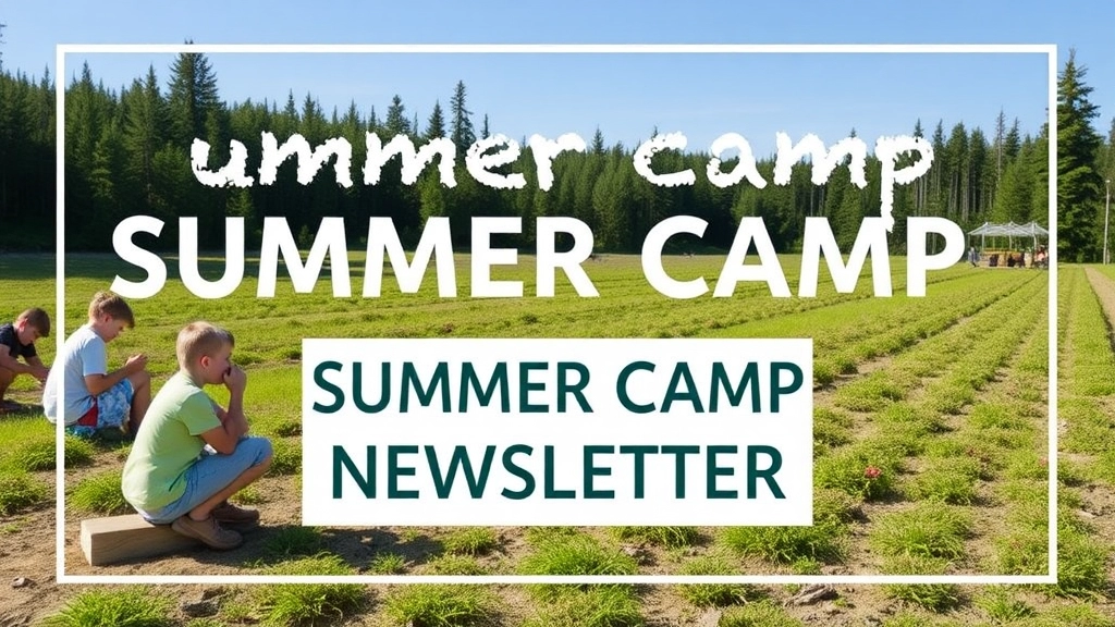 Summer Camp Newsletter: Themes & Tips for Success