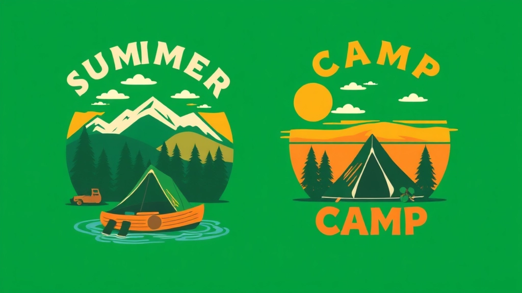 Creative Summer Camp T-Shirt Designs & Customization Ideas