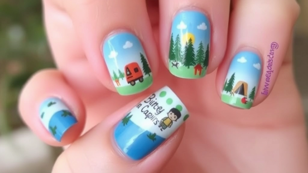 Summer Camping Nails: Durable and Trendy Designs