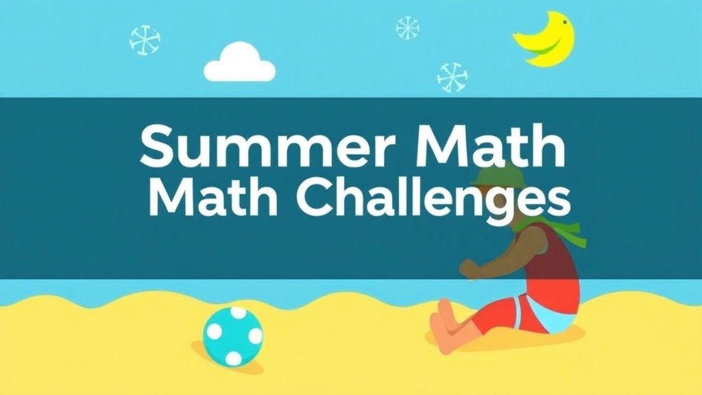 Summer Math Challenges for Kids