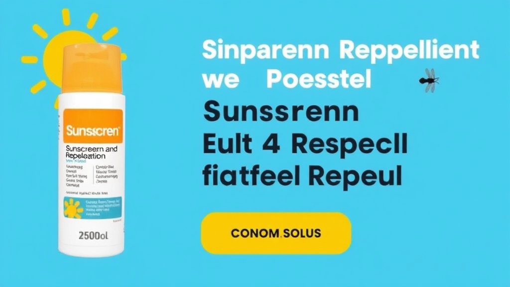 Sunscreen and Insect Repellent