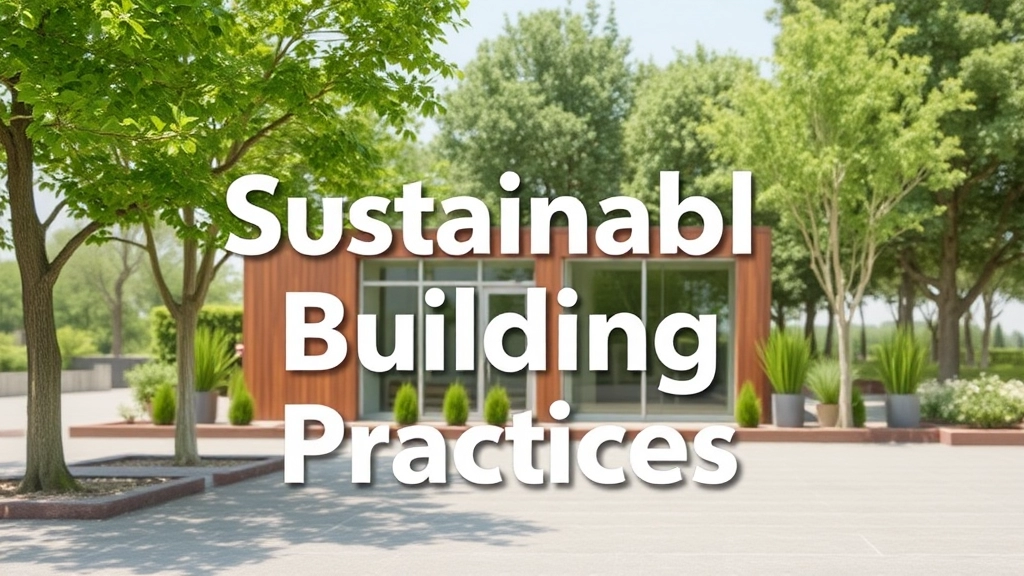 Sustainable Building Practices