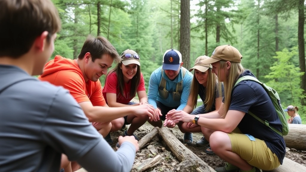 Team-Building Exercises for Campers