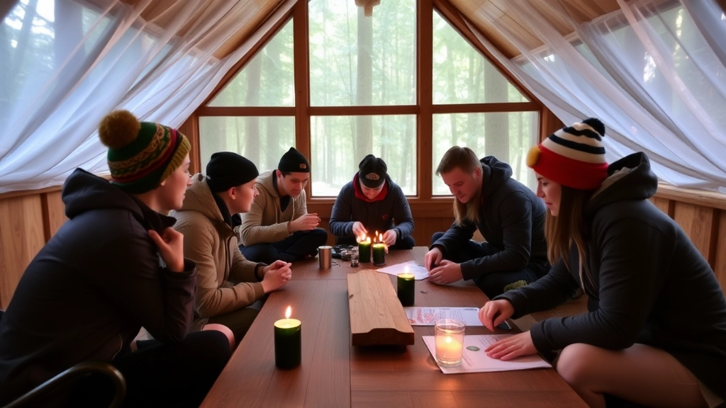 Team-Building Through Cabin-Themed Challenges and Competitions