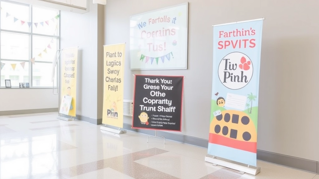 Themed Banners and Signs for Different Activities