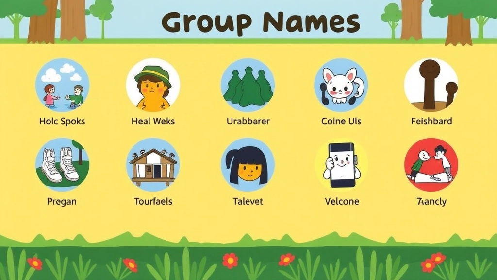 Themed Group Names for Different Camp Activities