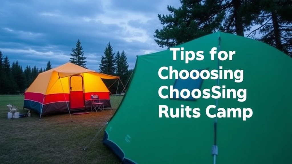 Tips for Choosing the Right Camp