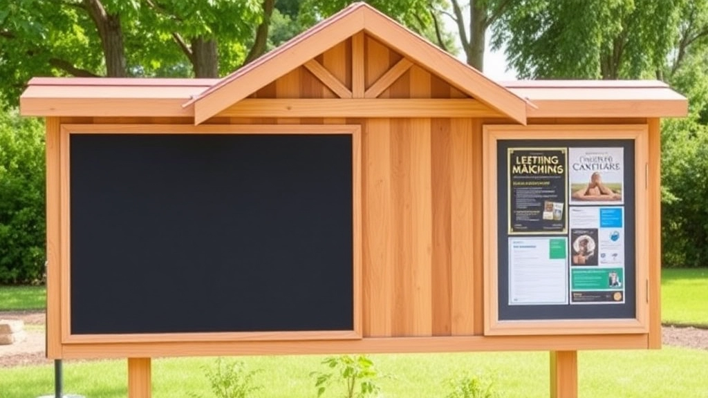 Tips for Designing Durable Outdoor Bulletin Boards