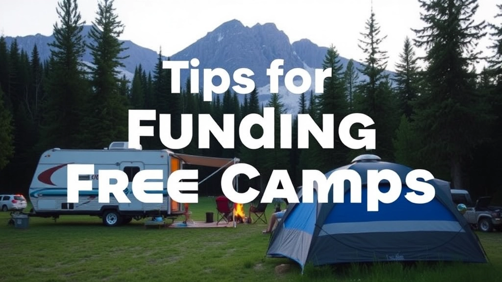 Tips for Finding Local Free Camps