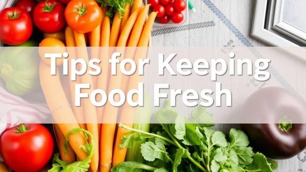 Tips for Keeping Food Fresh