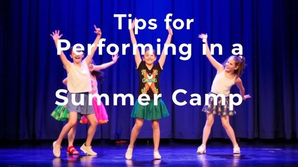 Tips for Performing in a Summer Camp Musical