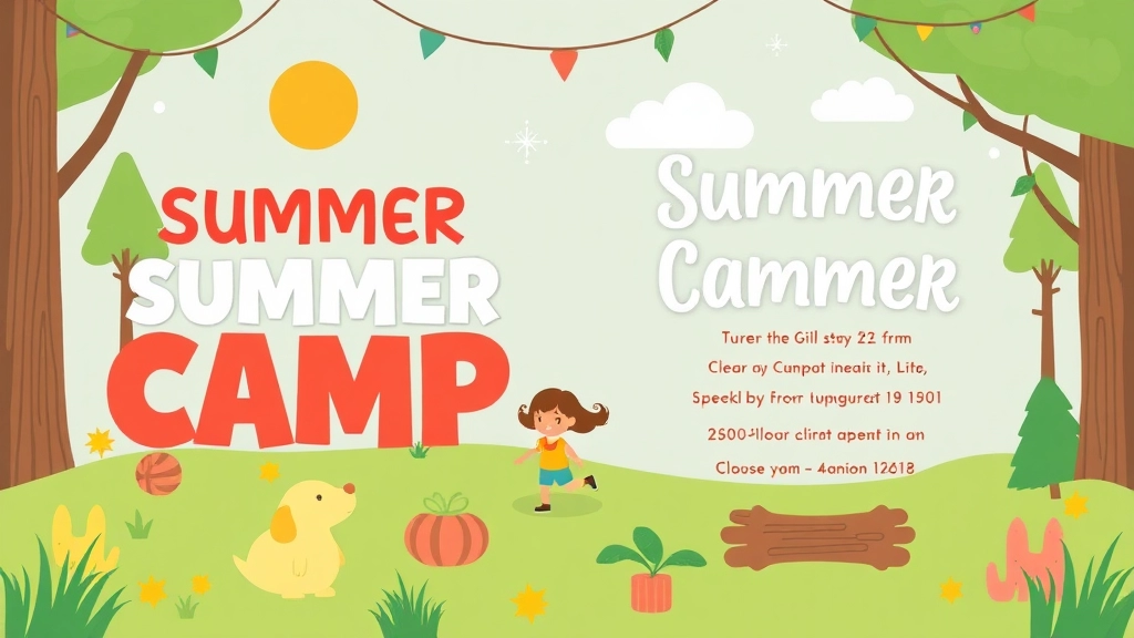 Top Design Templates for Summer Camp Invitations