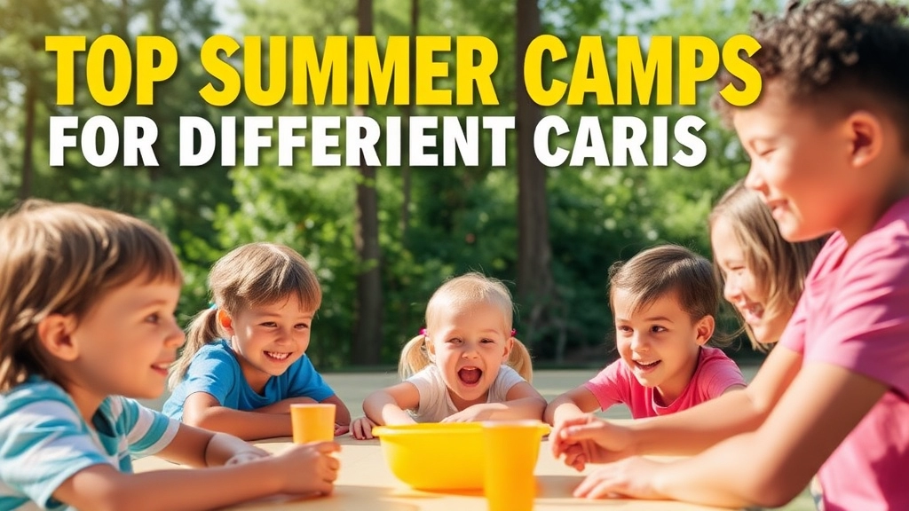 Top Summer Camps for Different Age Groups