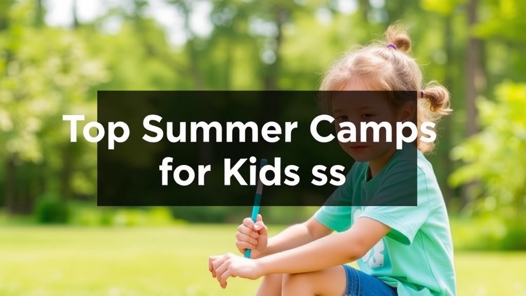 Top Summer Camps for Kids