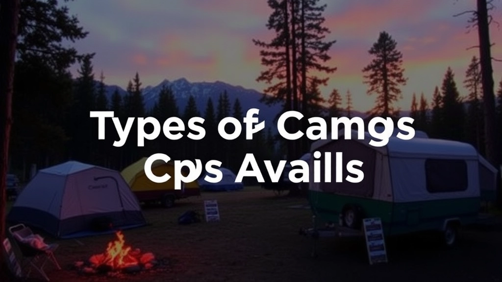 Types of Camps Available