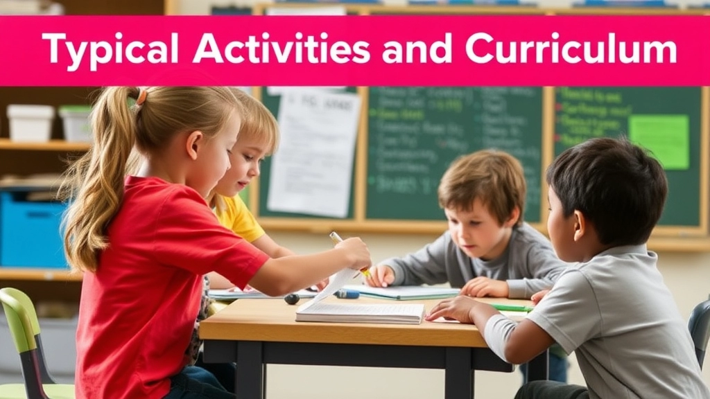 Typical Activities and Curriculum