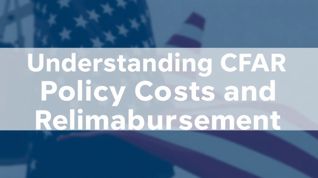 Understanding CFAR Policy Costs and Reimbursements