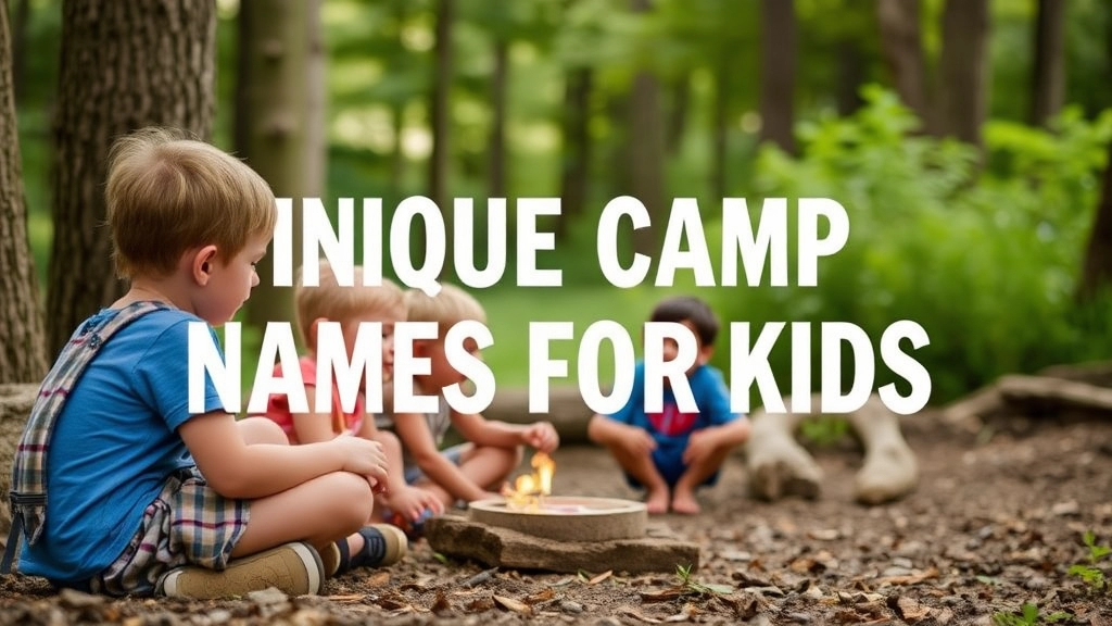 Unique Camp Names for Kids