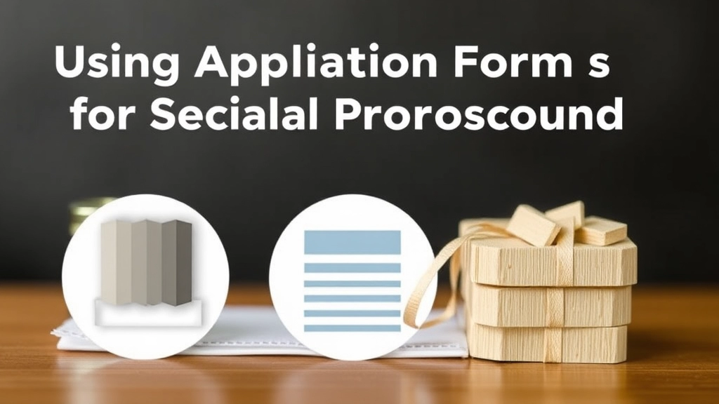 Using Application Forms for Special Programs and Discounts