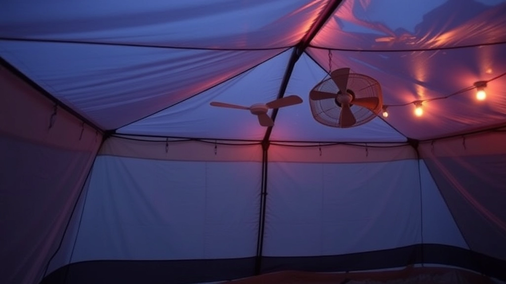 Using Ventilation and Fans for Airflow in Tents