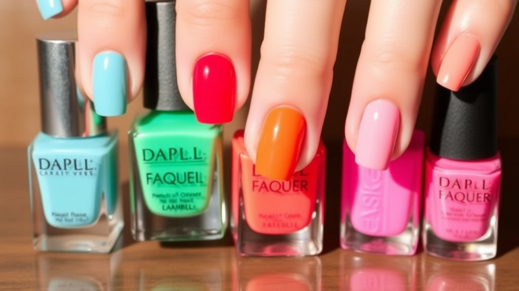 Waterproof and Chip-Resistant Summer Nail Products