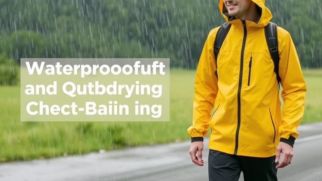 Waterproof and Quick-Drying Clothing for Unexpected Rain