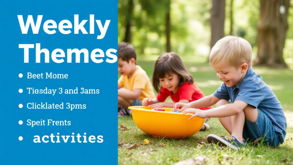 Weekly Themes and Activities for Campers