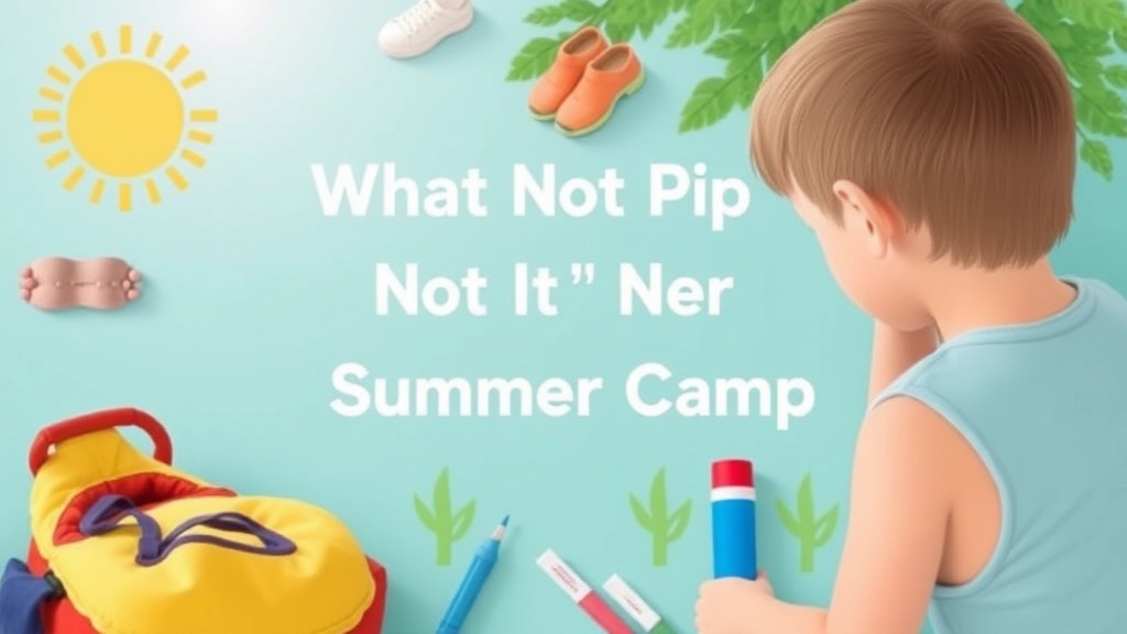 What Not to Pack for Summer Camp