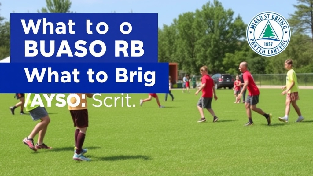 What to Bring to AYSO Summer Camp